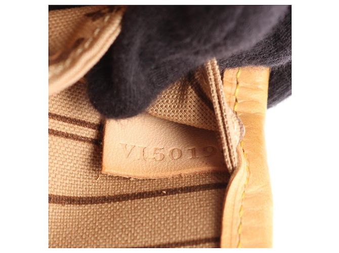 Borsa Tote Louis Vuitton Neverfull PM Monogram Marrone - vista 5