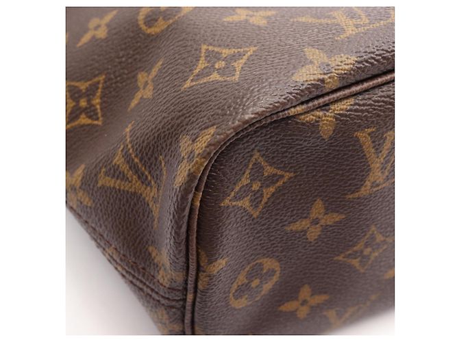Borsa Tote Louis Vuitton Neverfull PM Monogram Marrone - vista 6