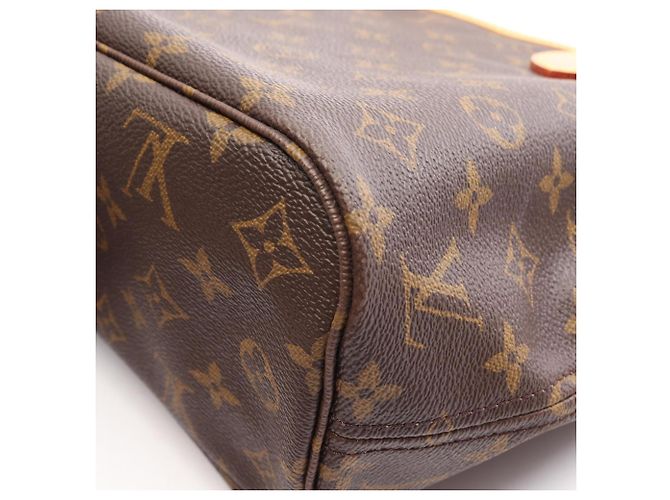 Borsa Tote Louis Vuitton Neverfull PM Monogram Marrone - vista 7