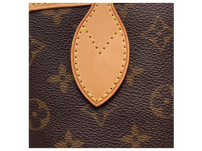 Borsa Tote Louis Vuitton Neverfull PM Monogram Marrone - vista 9