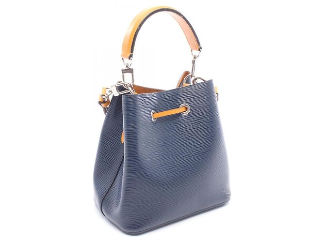 Néonoé Borsa Louis Vuitton NeoNoe BB Arancione Blu navy - vista 2