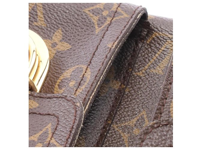 Borsa a tracolla Louis Vuitton Hudson GM Monogram Marrone - vista 6