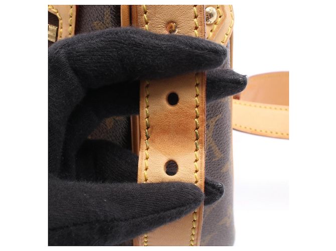 Borsa a tracolla Louis Vuitton Hudson GM Monogram Marrone - vista 8