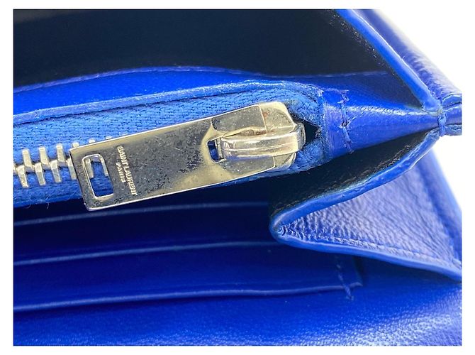 Borsa a tracolla Yves Saint Laurent Cassandra, Blue - vista 14