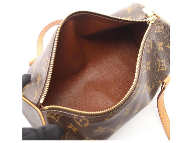 Borsa a mano Louis Vuitton Papillon 26 Monogram Marrone - vista 3