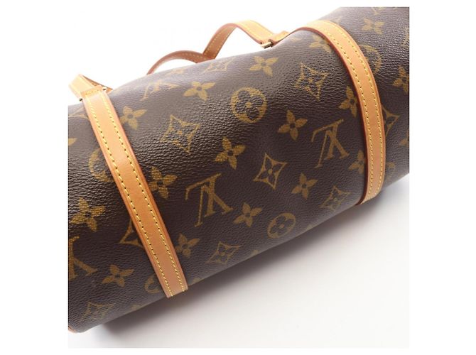 Borsa a mano Louis Vuitton Papillon 26 Monogram Marrone - vista 7