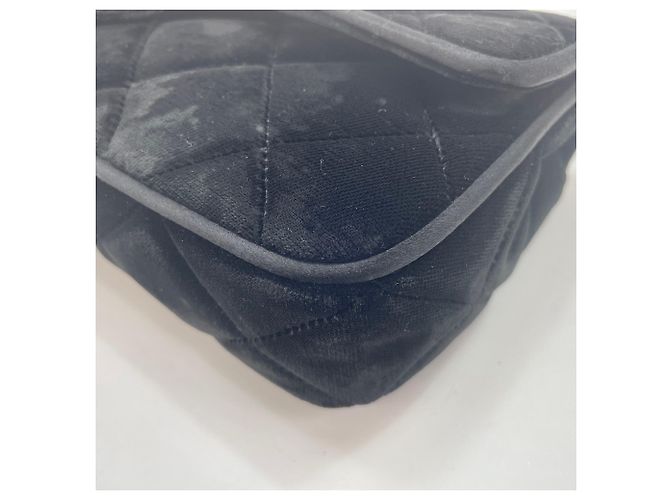 Borsa a tracolla Chanel Matelassé Black Nero - vista 8