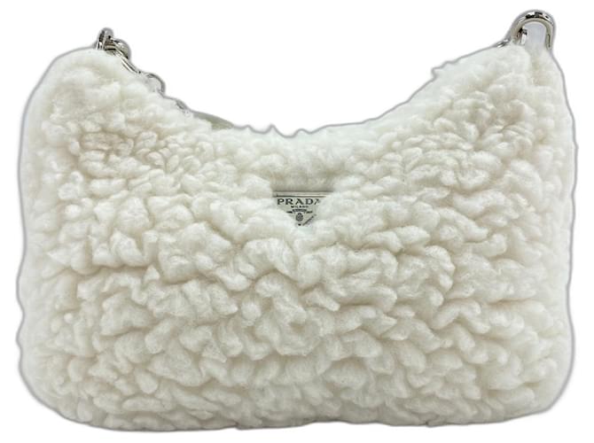 Prada PRADA Re-Edition 2005 Shoulder Bag Bianco - vista 2