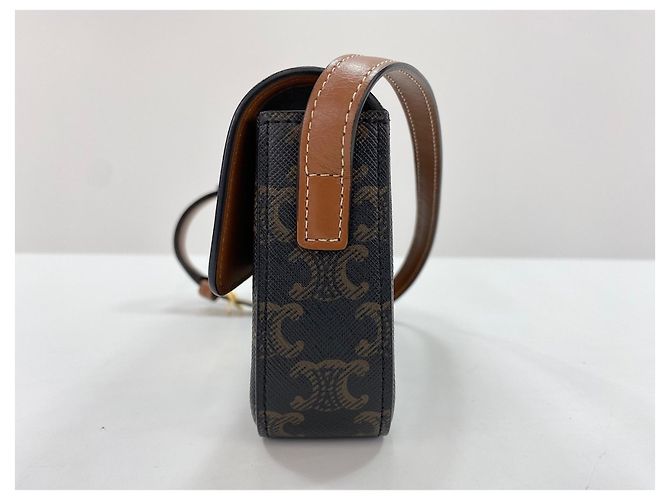 Céline Borsa a tracolla Celine Claude in nero - vista 4