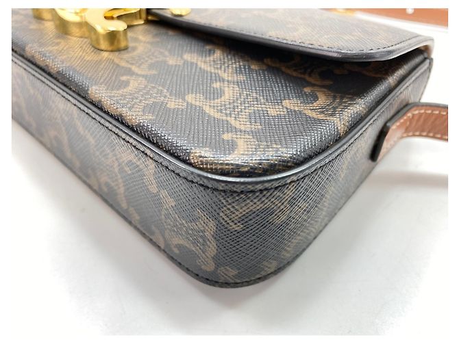 Céline Borsa a tracolla Celine Claude in nero - vista 8