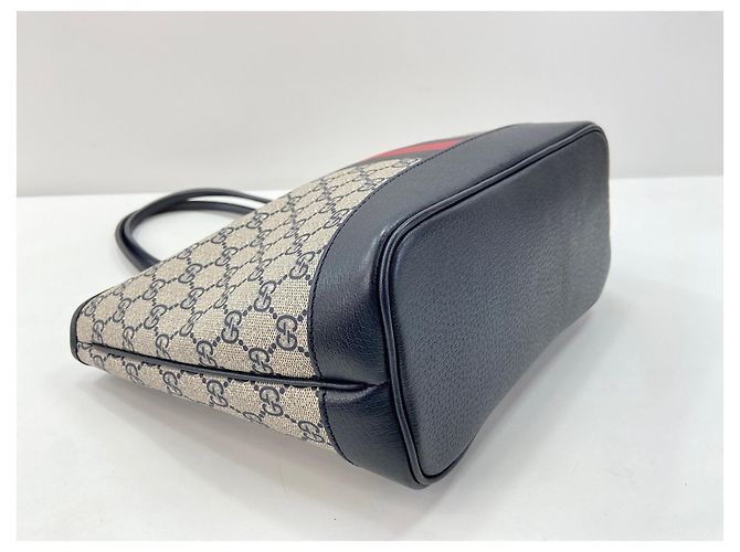 Borsa Tote Piccola Gucci Ophidia Blu navy - vista 6