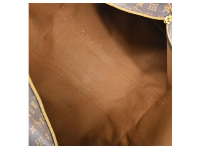 Louis Vuitton Keepall Bandoulière Monogram 60 Marrone - vista 3