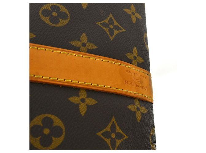 Louis Vuitton Keepall Bandoulière Monogram 60 Marrone - vista 4