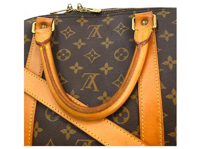 Louis Vuitton Keepall Bandoulière Monogram 60 Marrone - vista 7