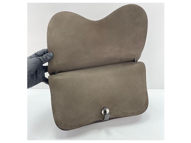 Hermès Borsa a tracolla Hermes Colorado MM in marrone - vista 12