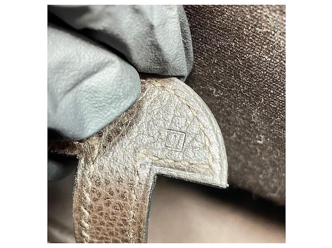 Hermès Borsa a tracolla Hermes Colorado MM in marrone - vista 17