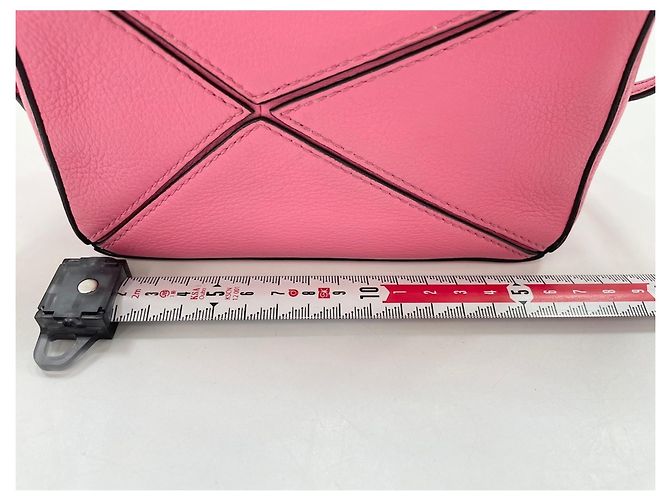 Borsa a tracolla Loewe Mini Puzzle Bag in rosa - vista 4