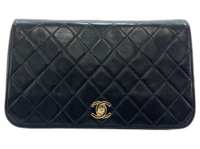 Borsa a tracolla Chanel Matelassé 23 Nero - vista 2