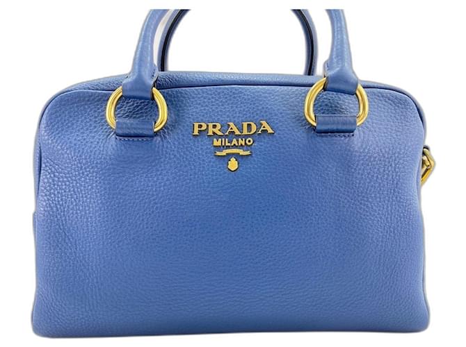 Borsa a Tracolla Prada Blu - vista 2