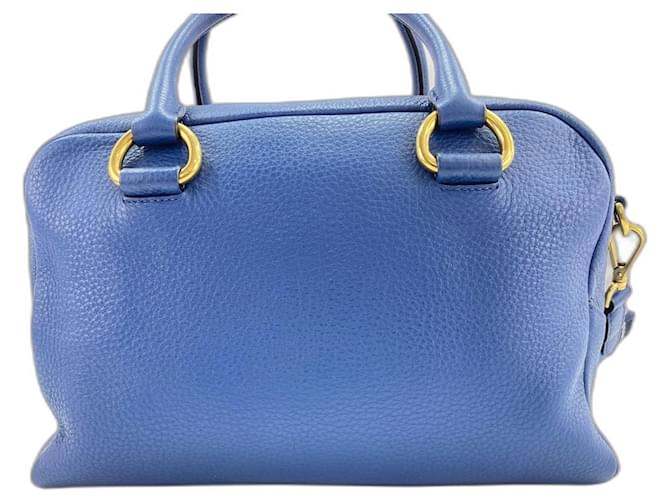 Borsa a Tracolla Prada Blu - vista 3