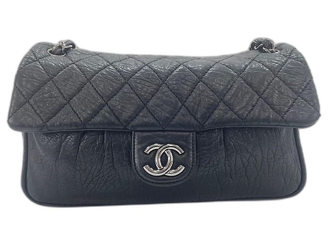 Timeless Borsa a tracolla Chanel Matelassé Black Nero - vista 2