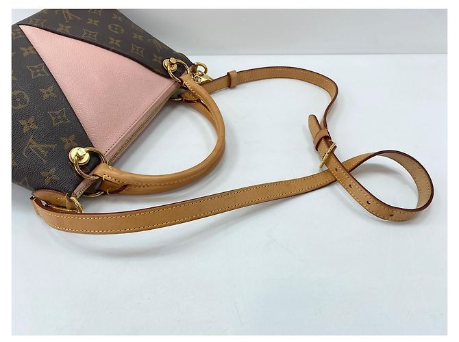 Borsa a tracolla Louis Vuitton Monogram V Tote BB Marrone - vista 10