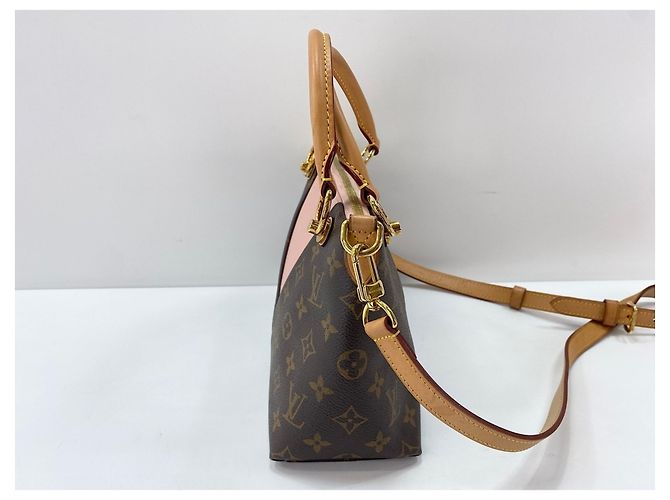 Borsa a tracolla Louis Vuitton Monogram V Tote BB Marrone - vista 5