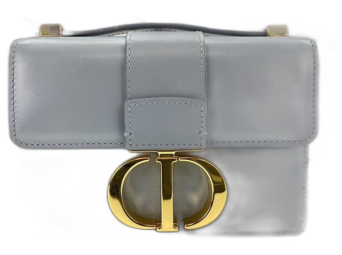 Borsa a tracolla Christian Dior 30 Montaigne - Blue - vista 2