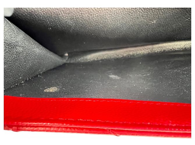 Borsa a tracolla Yves Saint Laurent Cassandra Rosso - vista 13