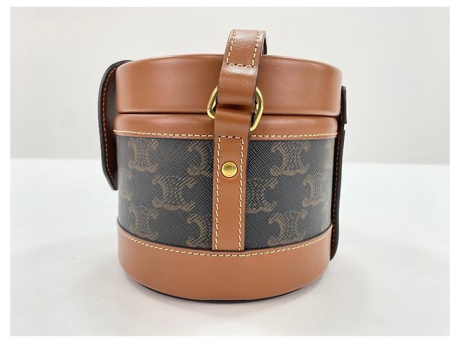 Céline Borsa a tracolla Celine Tambour in Black Nero - vista 5