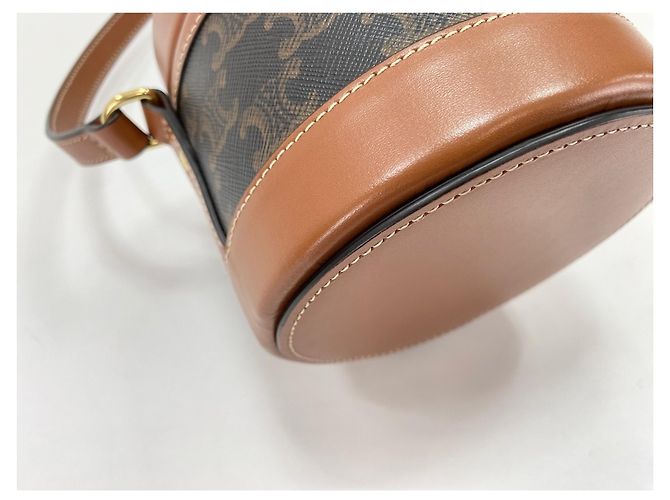 Céline Borsa a tracolla Celine Tambour in Black Nero - vista 8