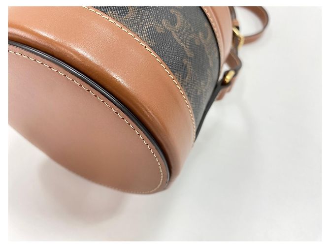 Céline Borsa a tracolla Celine Tambour in Black Nero - vista 9