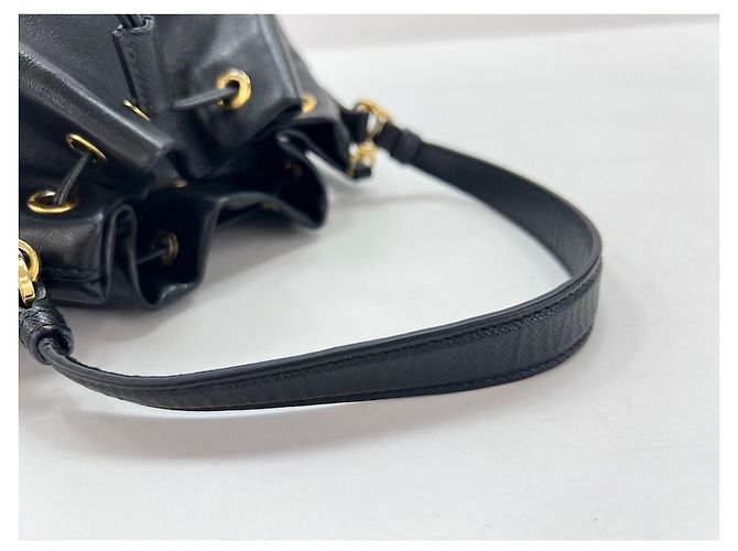 Borsa a tracolla Prada Duet in Black Nero - vista 10
