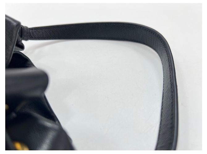 Borsa a tracolla Prada Duet in Black Nero - vista 11