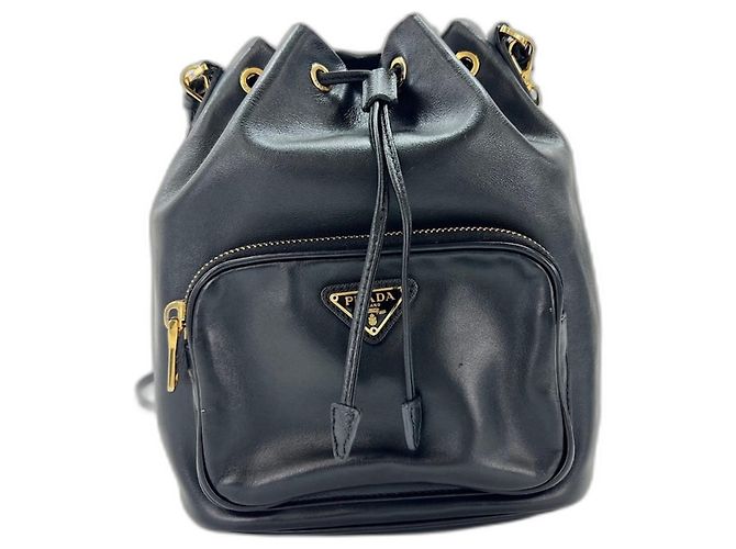 Borsa a tracolla Prada Duet in Black Nero - vista 2