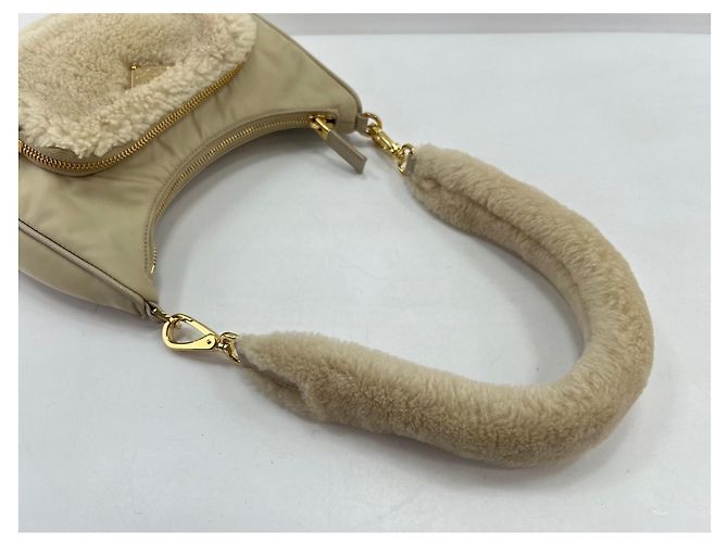 Borsa a tracolla Prada Beige - vista 10