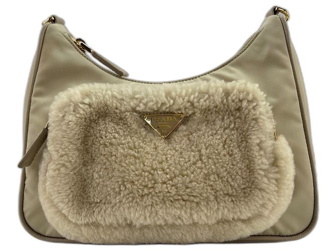 Borsa a tracolla Prada Beige - vista 2