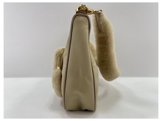 Borsa a tracolla Prada Beige - vista 5