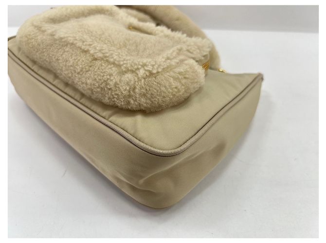 Borsa a tracolla Prada Beige - vista 9