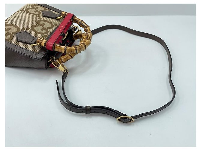 Borsa Gucci Diana Jumbo GG Nero - vista 10