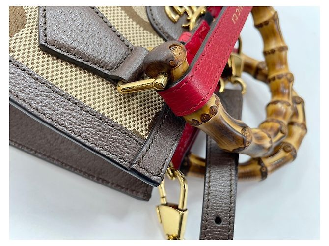 Borsa Gucci Diana Jumbo GG Nero - vista 11