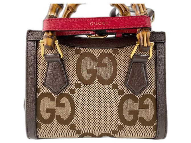 Borsa Gucci Diana Jumbo GG Nero - vista 2