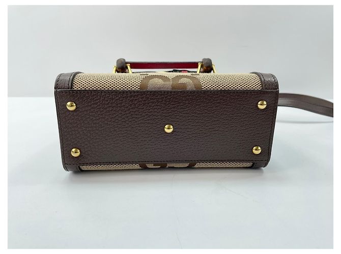 Borsa Gucci Diana Jumbo GG Nero - vista 6