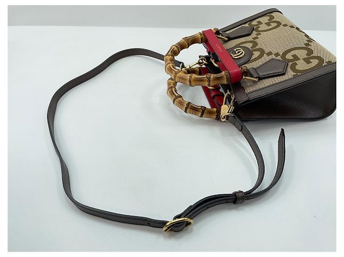 Borsa Gucci Diana Jumbo GG Nero - vista 9