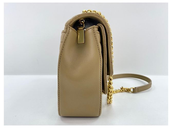 Borsa a tracolla Yves Saint Laurent Sulpice Beige - vista 5