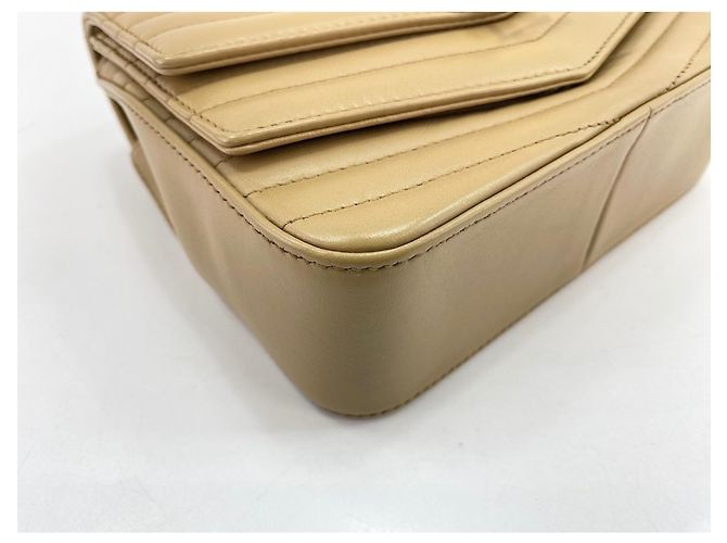 Borsa a tracolla Yves Saint Laurent Sulpice Beige - vista 7