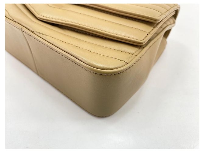 Borsa a tracolla Yves Saint Laurent Sulpice Beige - vista 8