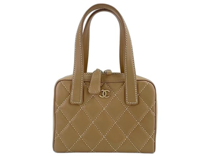 Borsa Chanel Beige - vista 2