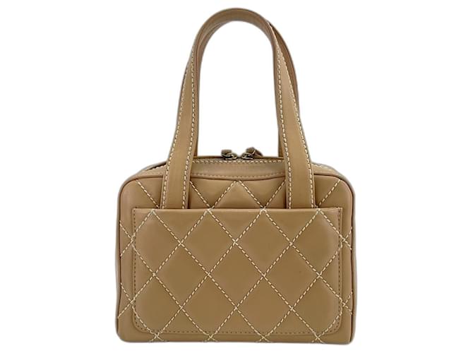 Borsa Chanel Beige - vista 3
