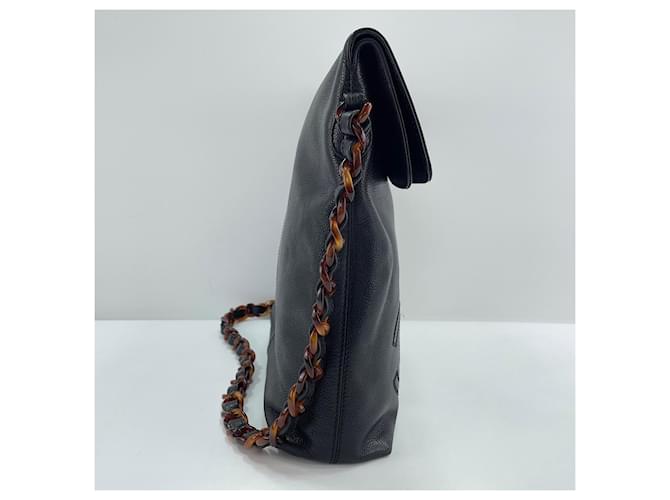 Borsa a tracolla Chanel nera Nero - vista 6